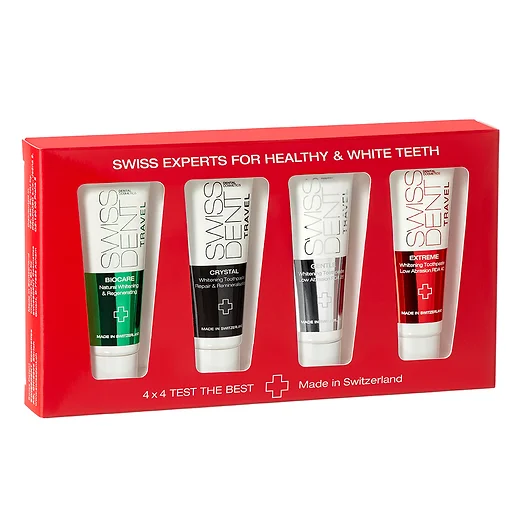 Swissdent 4X4 Test The Best (Extreme 10Ml, Gentle 10Ml, Crystal 10Ml, Biocare 10Ml)