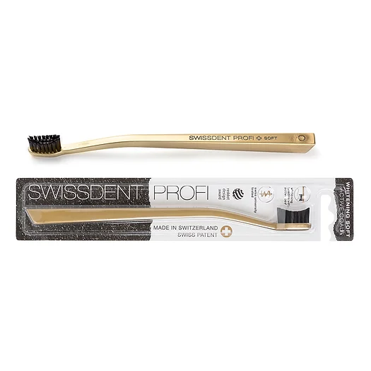 Swissdent Whitening Gold Active Coal Bristles